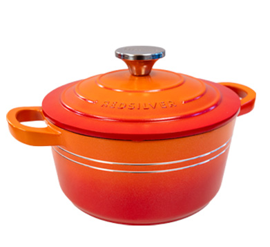 Kit Caçarola Laranja 24CM Redsilver