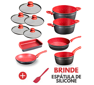 Kit Kit Família 11 Peças Redsilver