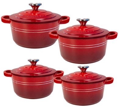 Kit Kit Supreme Quarteto Vermelho Redsilver